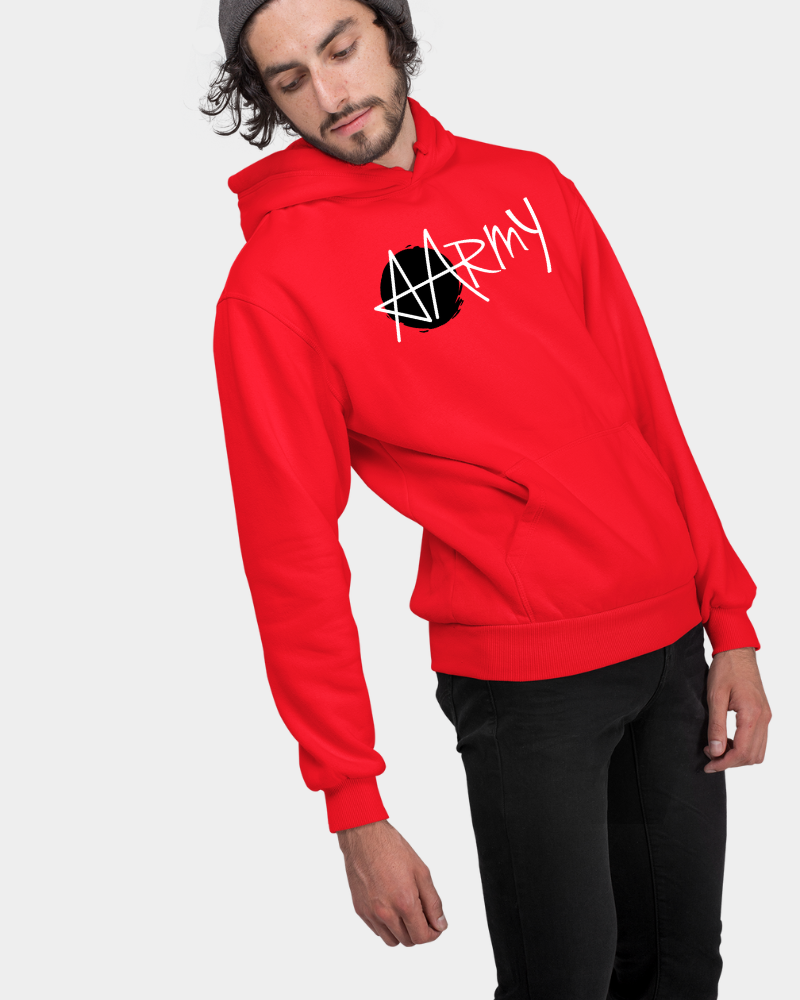 AArmy Unisex Hoodie Red