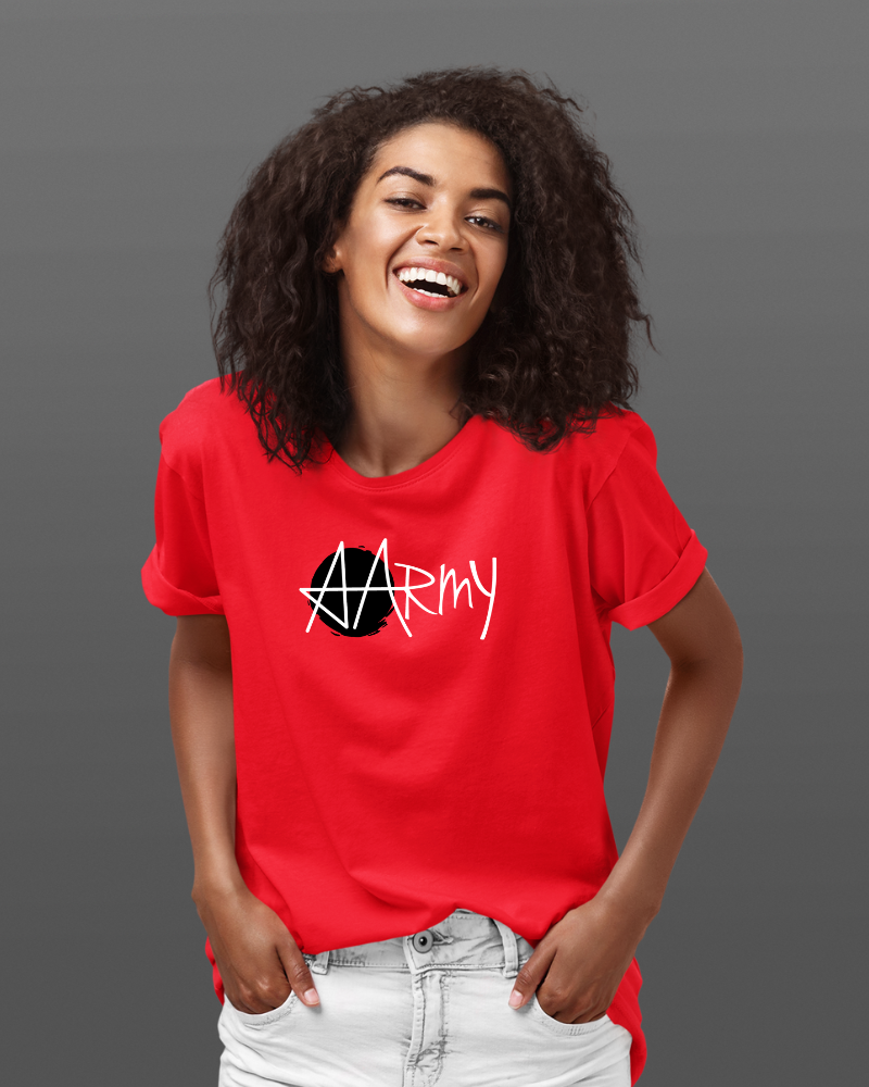 AArmy Unisex T-shirt Red