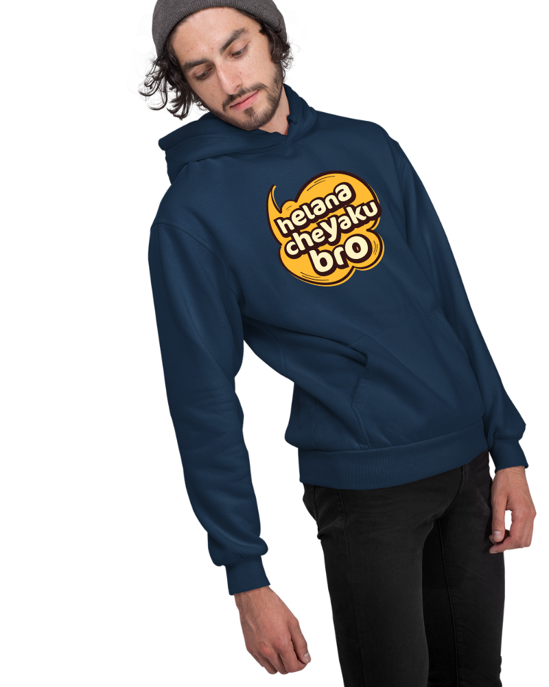Helana Cheyaku Bro Unisex Hoodie Navy Blue
