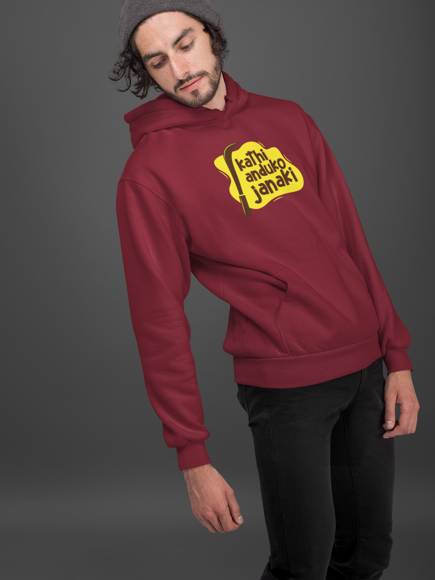 Kathi Anduko Janaki Unisex Hoodie - ateedude