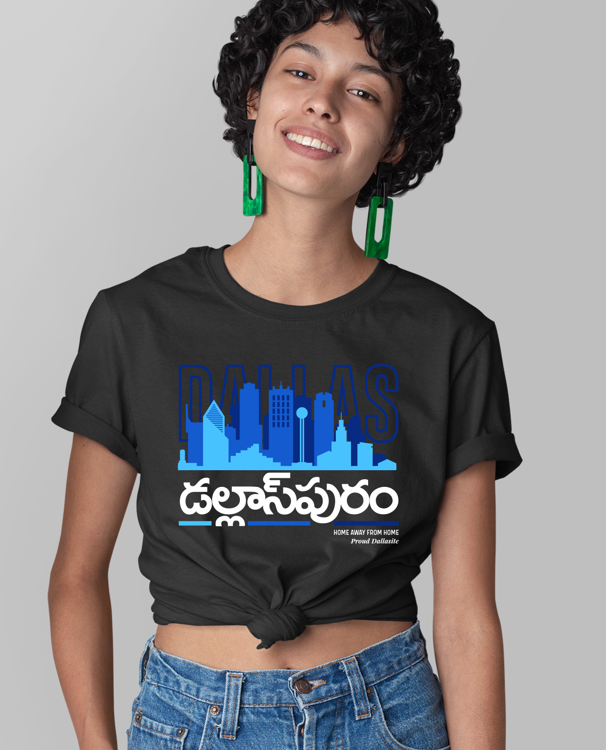DallasPuram Unisex T-shirt Black