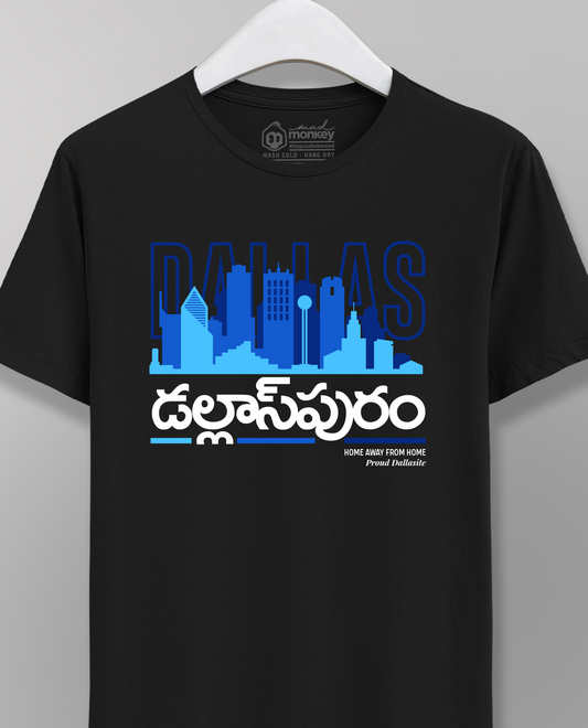 DallasPuram Unisex T-shirt Black