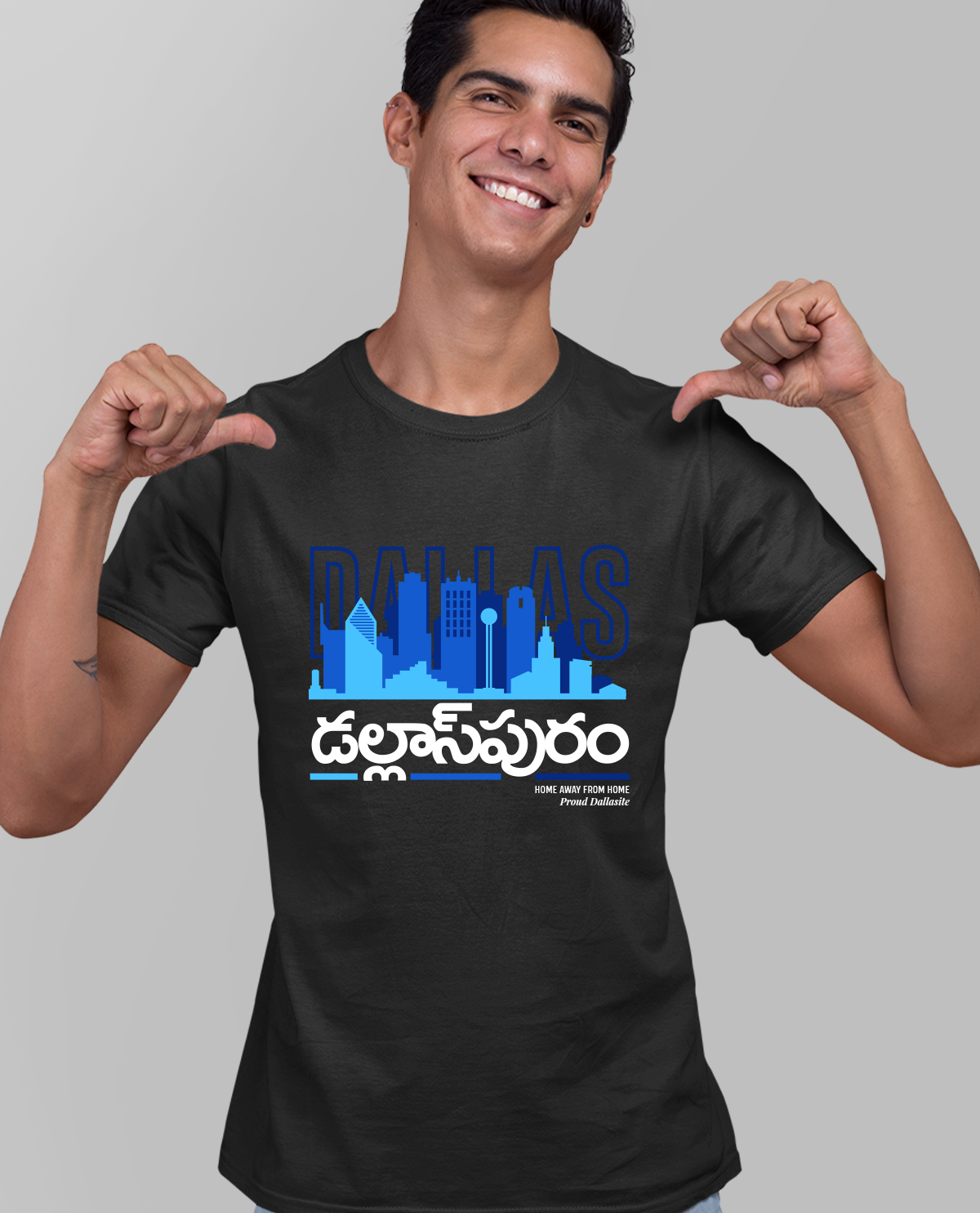 DallasPuram Unisex T-shirt Black