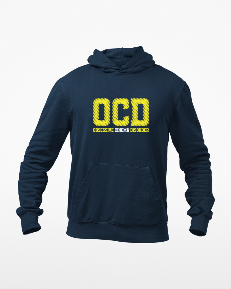 OCD- Obsessive Cinema Disorder Unisex Hoodie Navy Blue