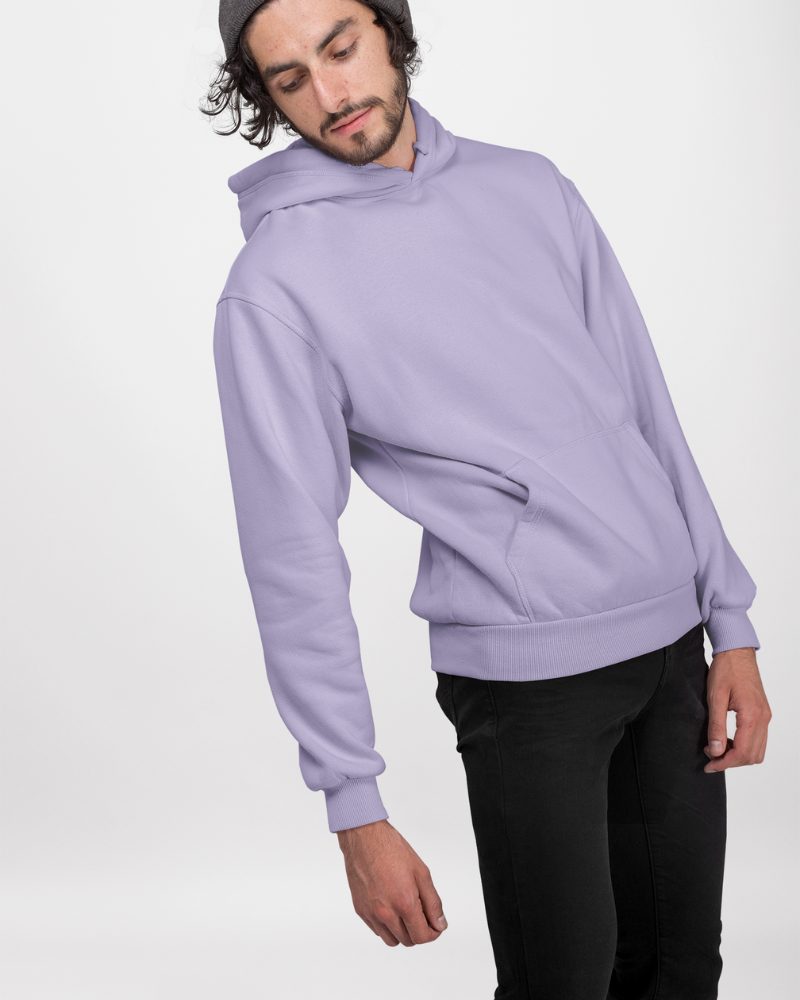 Lavender Unisex Plain Hoodie