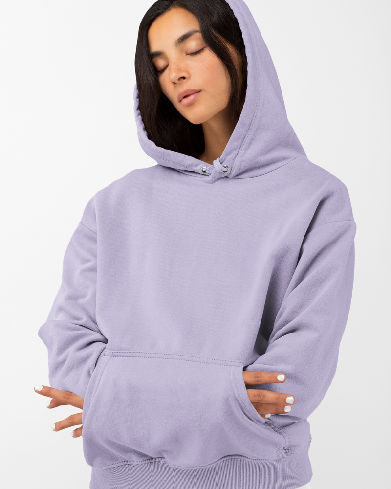 Lavender Unisex Plain Hoodie