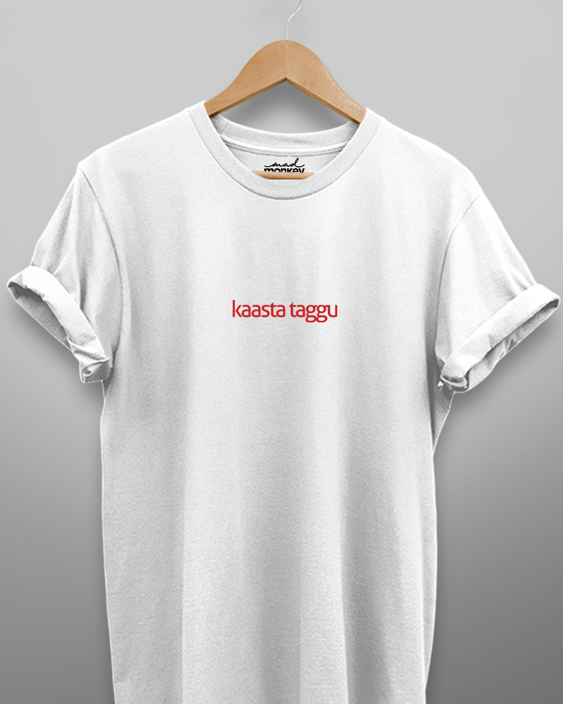 Kaasta Taggu Minimal Unisex T-shirt White