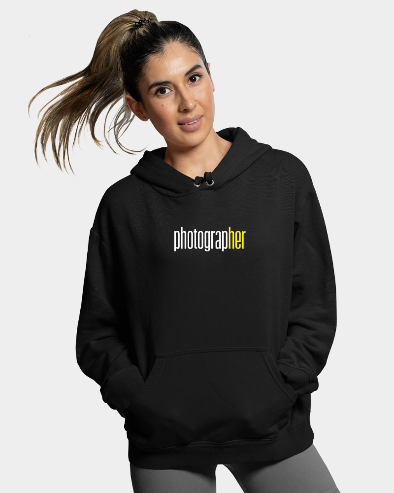 Photography Unisex Hoodie Black