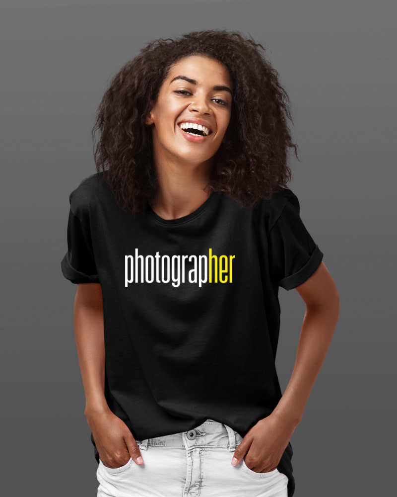 Photographer  Unisex T-shirt Black