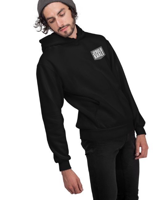 Jebulu Khali Minimal Unisex Hoodie Black