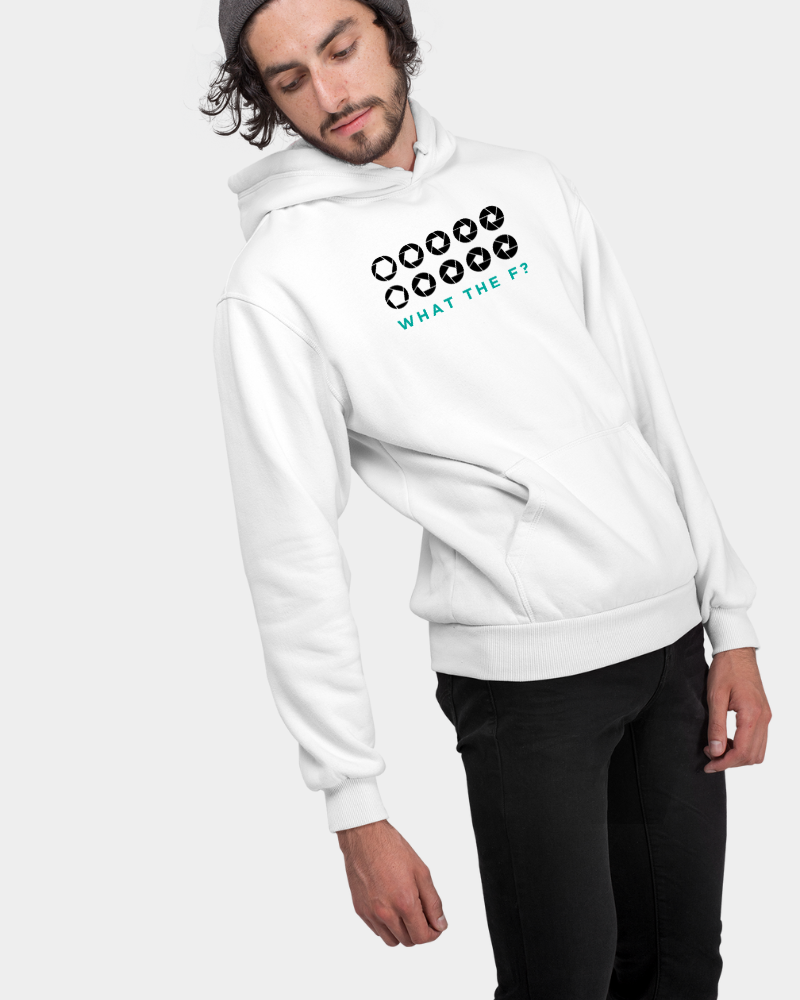 What The F? Unisex Hoodie White