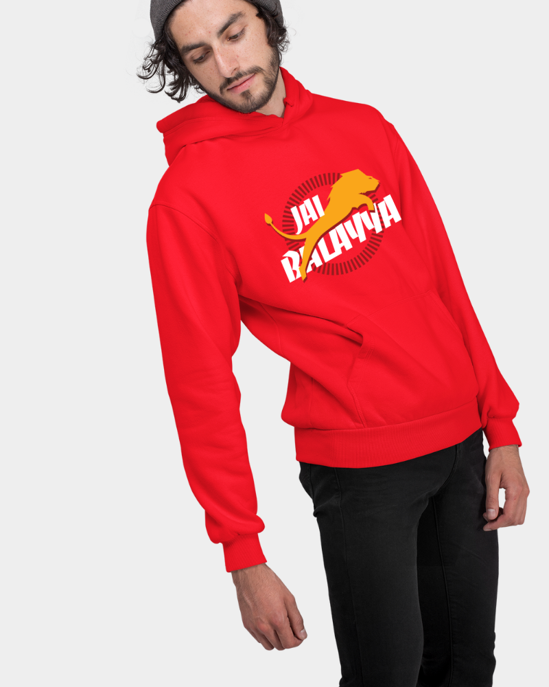 Jai Balayya Lion Unisex Hoodie Red