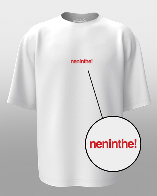 Oversized Telugu Minimals : - Neninthe! White Unisex T-shirt