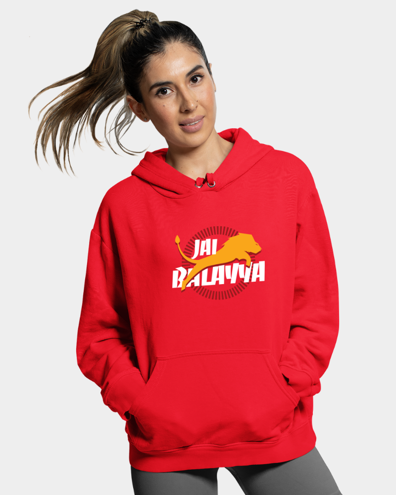 Jai Balayya Lion Unisex Hoodie Red