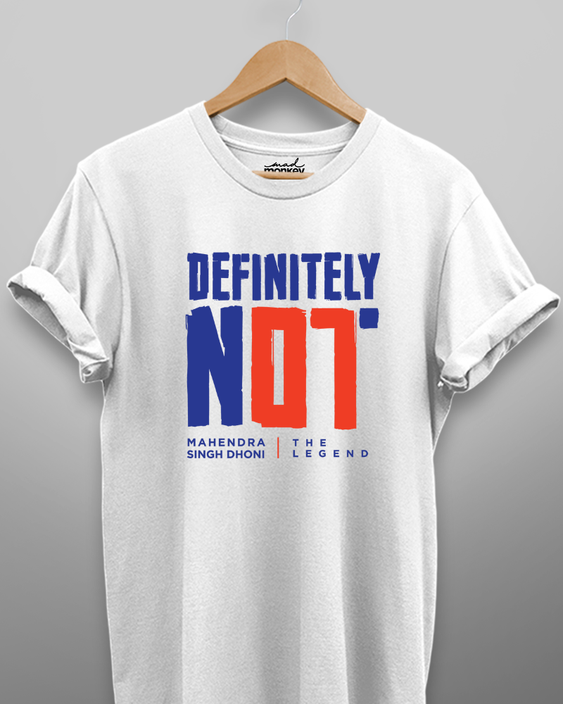 Definitely NOT MSD - White Unisex T-shirt