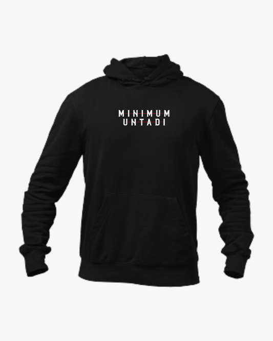 Minimum Untadi Unisex Hoodie Black - Mad Monkey