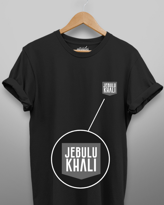 Jebulu Khali Minimal Unisex T-shirt Black