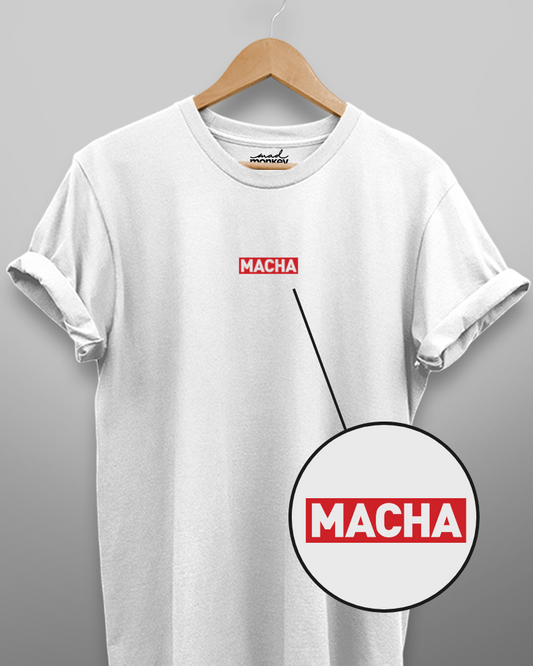 Macha Minimal Unisex T-shirt White