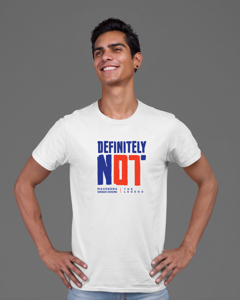 Definitely NOT MSD - White Unisex T-shirt