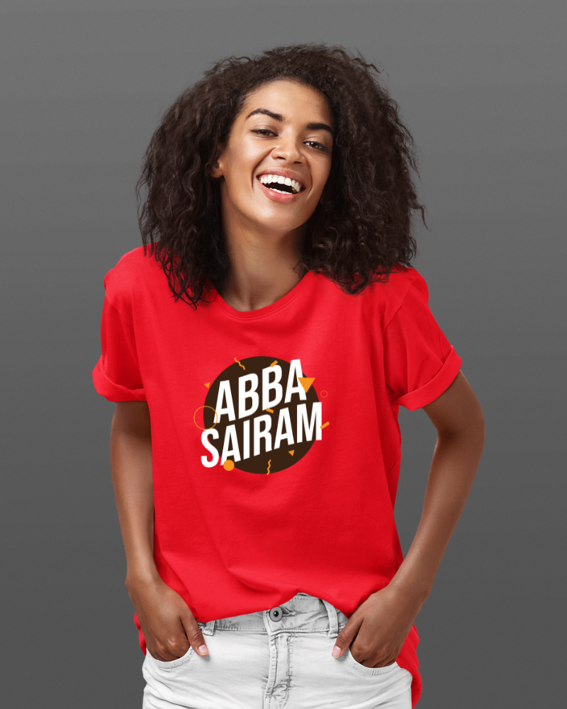 Abba Sairam Unisex T-shirt Red