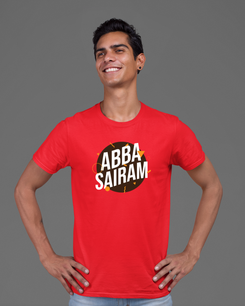 Abba Sairam Unisex T-shirt Red