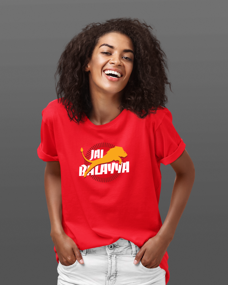Jai Balayya Lion Unisex T-shirt Red