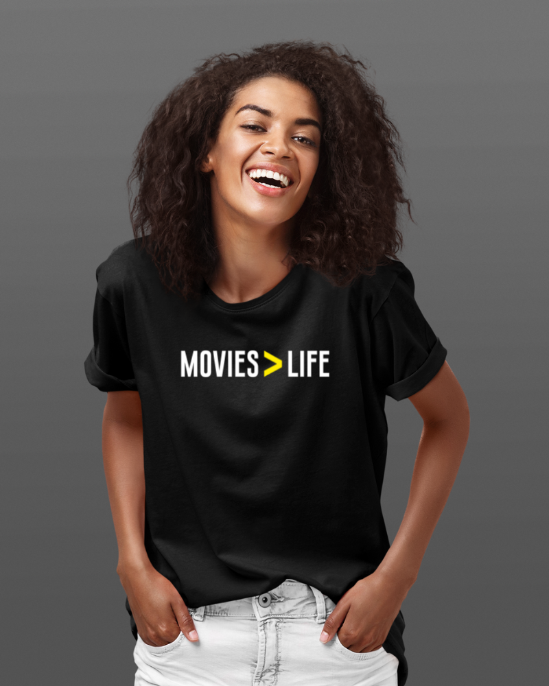 Movies Greater Than Life Unisex T-shirt Black