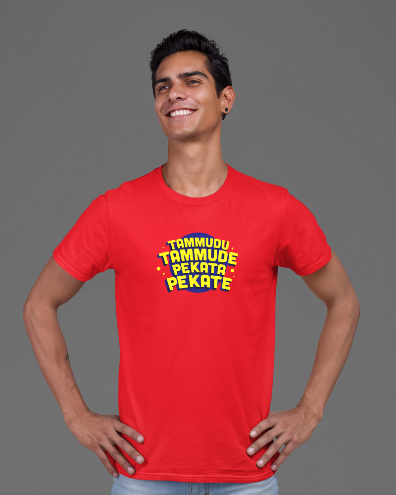 Tammudu Tammude Pekata Pekate Unisex T-shirt Red