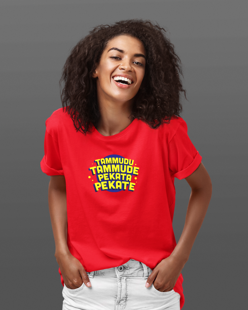 Tammudu Tammude Pekata Pekate Unisex T-shirt Red