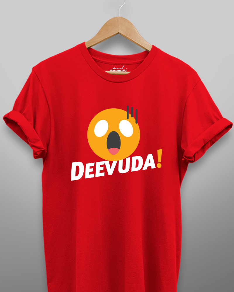 Deevuda t-shirt, alluarjun, AA army, devuda meaning in english