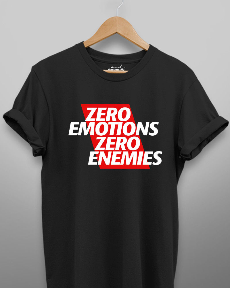 JrNTR - Zero Emotions Zero Enemies Unisex T-shirt - Mad Monkey