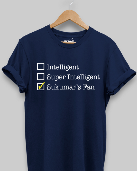 Sukumar - Intelligent Super Intelligent Sukumar's Fan Unisex T-shirt - Mad Monkey