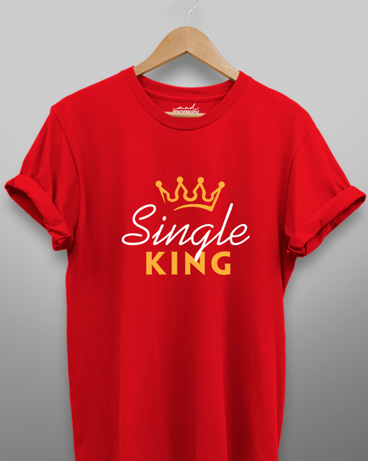 Single King Unisex T-shirt Red