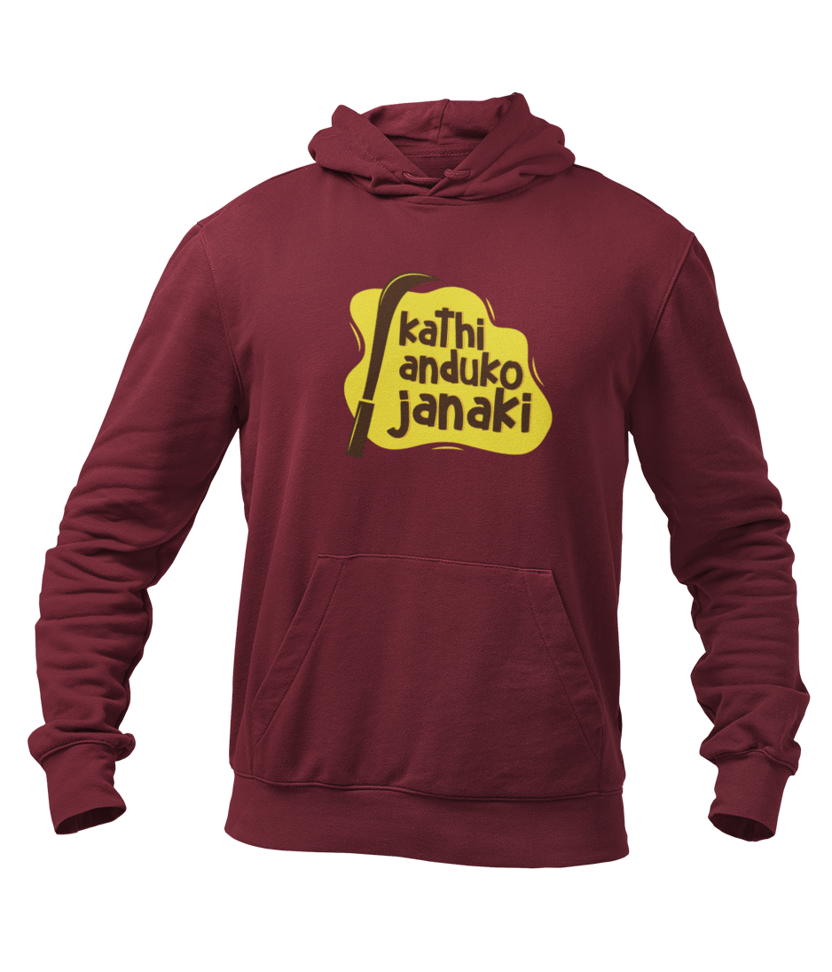 Kathi Anduko Janaki Unisex Hoodie - ateedude
